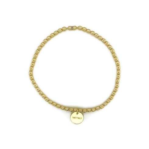 Beaded Stretch Bracelet - 1